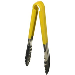 Genware NEV-CCT23Y Colour Coded Tong, Stainless Steel, 23 cm, Yellow Genware NEV-CCT23Y Colour Coded Tong, Stainless Steel, 23 cm, Yellow