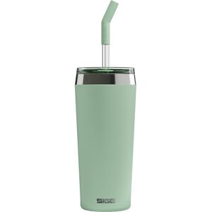 Sigg Helia Travel Mug, Double-Walled Insulated Thermal Cup with Glass Straw, Leakproof Stainless Steel Tumbler for Hot and Cold Drinks Sigg Helia Travel Mug, Double-Walled Insulated Thermal Cup with Glass Straw, Leakproof Stainless Steel Tumbler for Hot and Cold Drinks