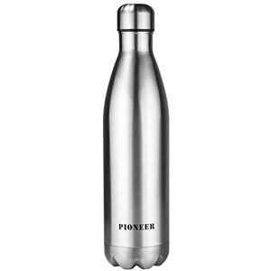 Pioneer Vacuum Insulated Stainless Steel Double Walled Hot/Cold up to 8 Hours BPA Free Reusable Bottle 100% Leak Proof 750 ML, PVB750 Pioneer Vacuum Insulated Stainless Steel Double Walled Hot/Cold up to 8 Hours BPA Free Reusable Bottle 100% Leak Proof 750 ML, PVB750