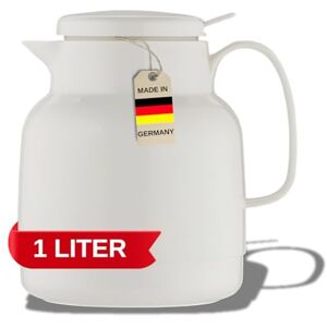 Helios Mondo Push Vacuum Jug White 1 Litre Helios Mondo Push Vacuum Jug White 1 Litre