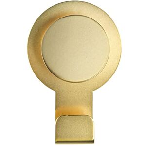 WENKO Blandas Wall Hook Matte Gold Adhesive Hooks No Drilling Required Towel Holder Stainless Steel 5 x 7.5 x 2.5 cm Gold WENKO Blandas Wall Hook Matte Gold Adhesive Hooks No Drilling Required Towel Holder Stainless Steel 5 x 7.5 x 2.5 cm Gold