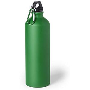 eBuyGB Metal Water Bottle 800ml Aluminium Leakproof Drinks Bottle Reusable BPA Free Matt Water Bottles with Carabiner Clip School, Gym, Outdoor, Yoga & Sports Green (Pack of 10) eBuyGB Metal Water Bottle 800ml Aluminium Leakproof Drinks Bottle Reusable BPA Free Matt Water Bottles with Carabiner Clip School, Gym, Outdoor, Yoga & Sports Green (Pack of 10)