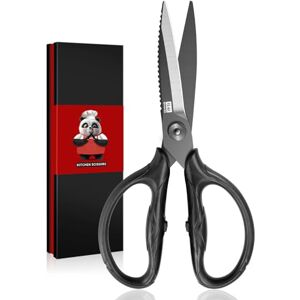 Shan Kitchen Scissors Heavy Duty, 8.4" Japanese Poultry Shears of 5Cr15MoV Stainless Steel, All Purpose Detachable Titanium Plated Scissors for Meat/Herb, Dishwasher Safe, Gift Box Included (Black) Shan Kitchen Scissors Heavy Duty, 8.4" Japanese Poultry Shears of 5Cr15MoV Stainless Steel, All Purpose Detachable Titanium Plated Scissors for Meat/Herb, Dishwasher Safe, Gift Box Included (Black)