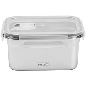 Lurch 240892 Lunch Safety/Storage Box Made of high-Quality Stainless Steel with BPA Plastic lid, 1000 ml Lurch 240892 Lunch Safety/Storage Box Made of high-Quality Stainless Steel with BPA Plastic lid, 1000 ml