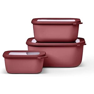 Mepal – Multi Bowl Cirqula 3-Piece Set – Food Storage Container with Lid Suitable as Airtight Storage Box for Fridge & Freezer, Microwave Container & Servable Dish 750, 1500, 3000ml Vivid mauve Mepal – Multi Bowl Cirqula 3-Piece Set – Food Storage Container with Lid Suitable as Airtight Storage Box for Fridge & Freezer, Microwave Container & Servable Dish 750, 1500, 3000ml Vivid mauve