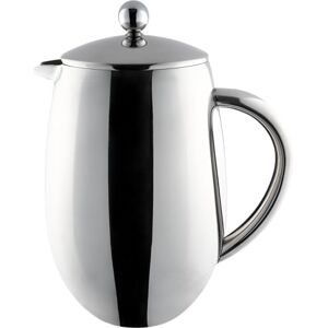 Café Olé Café Ole BFD-06 6 Cup Double Walled Bellied Cafetiere French Press Coffee Maker, Mirror, 0.8 Litre, Stainless Steel Café Olé Café Ole BFD-06 6 Cup Double Walled Bellied Cafetiere French Press Coffee Maker, Mirror, 0.8 Litre, Stainless Steel