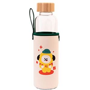 Grupo Erik BT21 Chimmy 500ml Glass Water Bottle Hot & Cold, Gym & Travel Bottle BT21 Gifts, Kawaii Gifts Grupo Erik BT21 Chimmy 500ml Glass Water Bottle Hot & Cold, Gym & Travel Bottle BT21 Gifts, Kawaii Gifts
