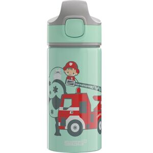 Sigg Aluminium Kids Water Bottle Miracle Fireman With Straw Leakproof Lightweight BPA Free Climate Neutral Certified School & Sports Light Blue 0.4L Sigg Aluminium Kids Water Bottle Miracle Fireman With Straw Leakproof Lightweight BPA Free Climate Neutral Certified School & Sports Light Blue 0.4L