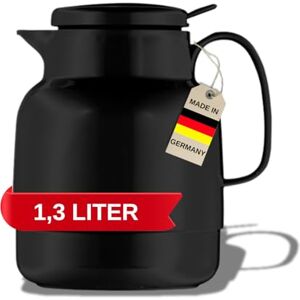 Helios Mondo Push Vacuum Jug Black 1.3 Litre Helios Mondo Push Vacuum Jug Black 1.3 Litre