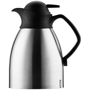 Helios Enduro Push Stainless Steel Vacuum Jug 1 Litre, Metallic Helios Enduro Push Stainless Steel Vacuum Jug 1 Litre, Metallic