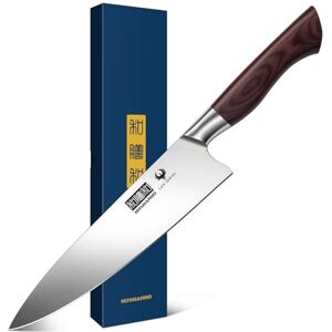 HOSHANHO 8 Inch Chef Knife for Cooking, Super Sharp High Carbon Stainless Steel Kitchen Knife, Professional Japanese Knife with Durable Wood Handle HOSHANHO 8 Inch Chef Knife for Cooking, Super Sharp High Carbon Stainless Steel Kitchen Knife, Professional Japanese Knife with Durable Wood Handle