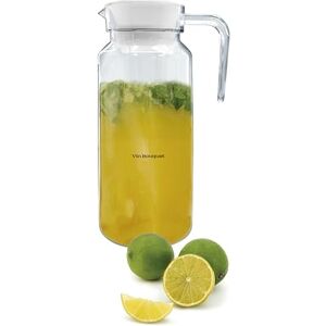 VB VIN BOUQUET FIA 1298 1000ml Rectangular Acrylic Jug with Lid, Lightweight and Durable, Ideal for Water, Juices and Cold Drinks VB VIN BOUQUET FIA 1298 1000ml Rectangular Acrylic Jug with Lid, Lightweight and Durable, Ideal for Water, Juices and Cold Drinks