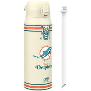 Ion8 NFL Miami Dolphins Sports Thermal Water Bottle with Removable Straw, 750ml/24oz, Leak Proof Insulated Drinking Bottle, Easy to Open, Secure Lock, Dishwasher Safe, Flip Cover, Metal Water Bottle Ion8 NFL Miami Dolphins Sports Thermal Water Bottle with Removable Straw, 750ml/24oz, Leak Proof Insulated Drinking Bottle, Easy to Open, Secure Lock, Dishwasher Safe, Flip Cover, Metal Water Bottle