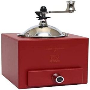 PEUGEOT Roellinger Pepper Mill 13 cm – Inspired by The Traditional Crank-Handle Mill with Drawer – Classic Grinding Adjustment – Made from PEFC-Certified Wood – Made in France – Chili Color PEUGEOT Roellinger Pepper Mill 13 cm – Inspired by The Traditional Crank-Handle Mill with Drawer – Classic Grinding Adjustment – Made from PEFC-Certified Wood – Made in France – Chili Color