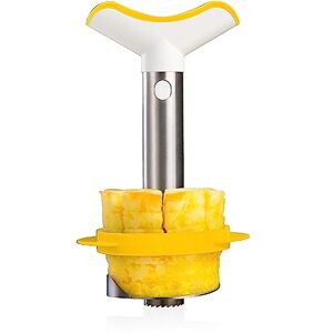 Vacu Vin Pineapple Slicer & Wedger Stainless Steel/Yellow Vacu Vin Pineapple Slicer & Wedger Stainless Steel/Yellow