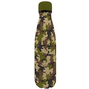 NERTHUS FIH 705 Double Wall Insulated Bottle for Hot and Cold Stainless Steel Leopard Design 500ml BPA Free, 18/8, 500 ml NERTHUS FIH 705 Double Wall Insulated Bottle for Hot and Cold Stainless Steel Leopard Design 500ml BPA Free, 18/8, 500 ml