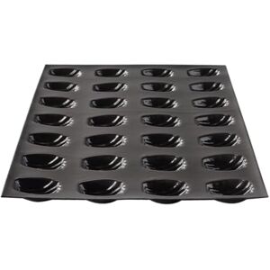 Flexipan 28 Mini Madeleines Maison Silicone Mould – Baking Accessory, Cake, Biscuit – Perfect Baking, Easy Release – Bite Size – Rectangular Oven – Traditional Recipe, Black Flexipan 28 Mini Madeleines Maison Silicone Mould – Baking Accessory, Cake, Biscuit – Perfect Baking, Easy Release – Bite Size – Rectangular Oven – Traditional Recipe, Black