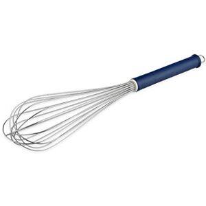 Thermohauser 5000145045 Whisk (Stainless Steel), 40 cm Length, Blue Plastic Handle and Hanger, with 16 Loops, PA Thermohauser 5000145045 Whisk (Stainless Steel), 40 cm Length, Blue Plastic Handle and Hanger, with 16 Loops, PA