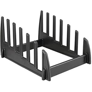 Hygiplas Black Plastic Chopping Board Rack Large 6 Slots Cutting Board Holder, Organizer GG699 Hygiplas Black Plastic Chopping Board Rack Large 6 Slots Cutting Board Holder, Organizer GG699
