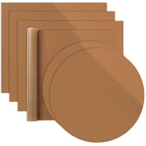 Homealexa Reusable Baking Sheets Non Stick, Baking Mat Sheet Baking Tray Liner Set 6PCS Diameter 40cm 2 Sheets, 36 * 42cm 4 Sheets -Reusable Professional Quality, Nontoxic Cooking Mat Homealexa Reusable Baking Sheets Non Stick, Baking Mat Sheet Baking Tray Liner Set 6PCS Diameter 40cm 2 Sheets, 36 * 42cm 4 Sheets -Reusable Professional Quality, Nontoxic Cooking Mat