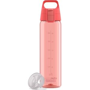Sigg Tritan Water Bottle Total Color ONE Watermelon Suitable For Carbonated Beverages Dishwasher Safe Leakproof Featherweight BPA Free 0.75L Sigg Tritan Water Bottle Total Color ONE Watermelon Suitable For Carbonated Beverages Dishwasher Safe Leakproof Featherweight BPA Free 0.75L