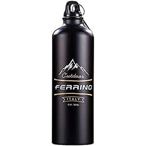 Ferrino Pure Aluminium Bottle Unisex Adult,Black, One Size Ferrino Pure Aluminium Bottle Unisex Adult,Black, One Size