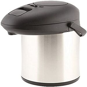 Genware NEV-V3001 Vacuum Pump Pot, Stainless Steel, Unbreakable, 3.0 L Genware NEV-V3001 Vacuum Pump Pot, Stainless Steel, Unbreakable, 3.0 L