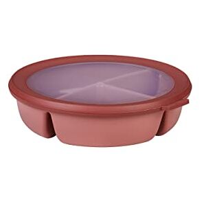 Mepal – Bento bowl 3-compartment multibowl round Cirqula – Airtight food storage container – Separated food storage – Meal prep containers & food containers – 250 ml, 250 ml & 500 ml – Vivid mauve Mepal – Bento bowl 3-compartment multibowl round Cirqula – Airtight food storage container – Separated food storage – Meal prep containers & food containers – 250 ml, 250 ml & 500 ml – Vivid mauve