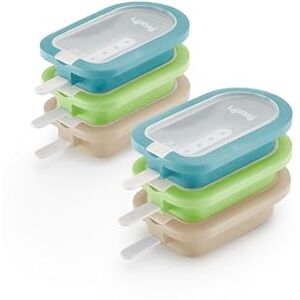 Lékué Mediterranean Mini Popsicle Moulds, Set of 6 Lékué Mediterranean Mini Popsicle Moulds, Set of 6