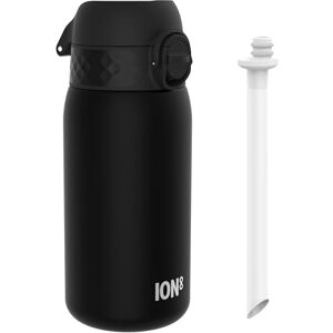 Ion8 Kids Water Bottle 350ml/12oz Leak-proof & BPA Free Drinking Bottle with Straw, Triple Lock Lid to Prevent Spills & Integrated Handle,Ideal for Little Hands & Lunch Boxes,Recyclon Black with Straw Ion8 Kids Water Bottle 350ml/12oz Leak-proof & BPA Free Drinking Bottle with Straw, Triple Lock Lid to Prevent Spills & Integrated Handle,Ideal for Little Hands & Lunch Boxes,Recyclon Black with Straw