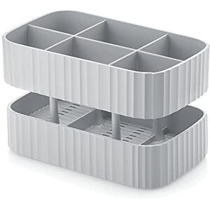 Guzzini Drain & Safe Cutlery Drainer, 100% Post Consumer Recycled Plastic, Matt Grey, 17x10xh11 cm Guzzini Drain & Safe Cutlery Drainer, 100% Post Consumer Recycled Plastic, Matt Grey, 17x10xh11 cm