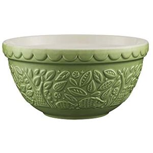 Mason Cash in The Forest Hedgehog Mixing Bowl 1.1 Litre 21cm Green S30 Stoneware Bowl for Baking, Pudding & Cookie Dough, Embossed Woodland Design Mason Cash in The Forest Hedgehog Mixing Bowl 1.1 Litre 21cm Green S30 Stoneware Bowl for Baking, Pudding & Cookie Dough, Embossed Woodland Design