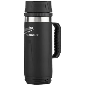 Milwaukee 4932493472 PACKOUT 532ml Tumbler Mug Sip Lid Black Milwaukee 4932493472 PACKOUT 532ml Tumbler Mug Sip Lid Black