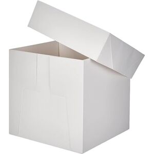 Decora 0339477 Cake Box 30,5X30,5X30 CM, Cartone, White Decora 0339477 Cake Box 30,5X30,5X30 CM, Cartone, White
