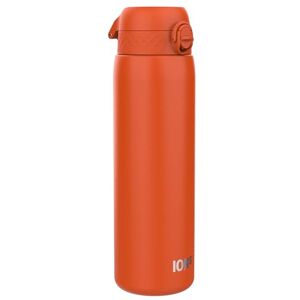 Ion8 Lightweight 1 Litre Steel Water Bottle, Non-Insulated, Leak Proof, Easy to Open, Secure Lock, Dishwasher Safe, Flip Cover, Carry Handle, Ideal for Travel & Active Lifestyles, Hearty Orange Ion8 Lightweight 1 Litre Steel Water Bottle, Non-Insulated, Leak Proof, Easy to Open, Secure Lock, Dishwasher Safe, Flip Cover, Carry Handle, Ideal for Travel & Active Lifestyles, Hearty Orange