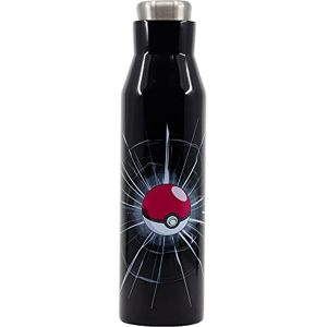 Stor Pokemon Pokeball 580ml Insulated Thermal Bottle for Hot Drinks, Cold Drinks, School, Work, for Kids and Adults, Made from Stainless Steel, BPA Free (Black) Stor Pokemon Pokeball 580ml Insulated Thermal Bottle for Hot Drinks, Cold Drinks, School, Work, for Kids and Adults, Made from Stainless Steel, BPA Free (Black)