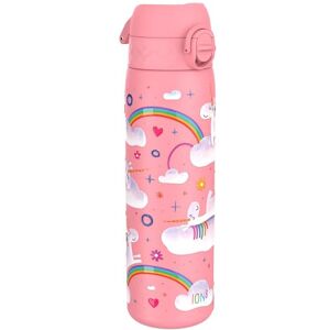 Ion8 Lightweight Steel Water Bottle, 600 ml/20oz, Non-Insulated, Leak Proof, Easy to Open, Secure Lock, Dishwasher Safe, Flip Cover, Fits Cup Holders, Carry Handle, Metal Water Bottle,Unicorn Rainbows Ion8 Lightweight Steel Water Bottle, 600 ml/20oz, Non-Insulated, Leak Proof, Easy to Open, Secure Lock, Dishwasher Safe, Flip Cover, Fits Cup Holders, Carry Handle, Metal Water Bottle,Unicorn Rainbows