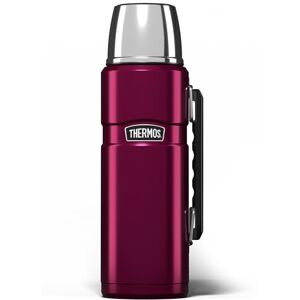 Thermos Stainless King Raspberry Travel Flask (1.2L) Premium Leak Proof Insulated Tea & Coffee Flask, Hot & Cold Drinks, Built-in Cup, Twist-Pour Stopper, BPA-Free, Durable Steel Thermos Stainless King Raspberry Travel Flask (1.2L) Premium Leak Proof Insulated Tea & Coffee Flask, Hot & Cold Drinks, Built-in Cup, Twist-Pour Stopper, BPA-Free, Durable Steel