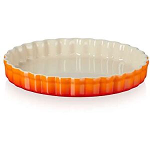 LE CREUSET Heritage Fluted Flan Dish, Stoneware, 24 cm, 1.12 kg, Volcanic, 71120240900001 LE CREUSET Heritage Fluted Flan Dish, Stoneware, 24 cm, 1.12 kg, Volcanic, 71120240900001