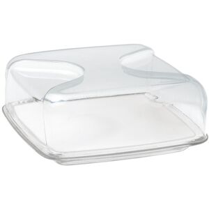 Guzzini Gocce, Square Cheese Dish Set Transparent, 25,5 25,5 x h11,5 cm 27000000 Guzzini Gocce, Square Cheese Dish Set Transparent, 25,5 25,5 x h11,5 cm 27000000