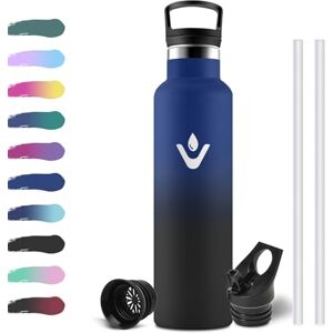KollyKolla Stainless Steel Drinking Bottle, 750 ml, Leak-Proof, Thermos Bottle with Straw, BPA Free, Suitable for Carbonated Drinks, One Hand Vacuum Flask Vacuum Flask Water Bottle for Kids, Bubbles, Camping KollyKolla Stainless Steel Drinking Bottle, 750 ml, Leak-Proof, Thermos Bottle with Straw, BPA Free, Suitable for Carbonated Drinks, One Hand Vacuum Flask Vacuum Flask Water Bottle for Kids, Bubbles, Camping