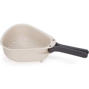 Joseph Joseph Droplet Compact Colander with Folding Handles, Space-Saving Design, Easy-Pour Corners, for Draining Vegetables, Pasta, Fruits, Stone Joseph Joseph Droplet Compact Colander with Folding Handles, Space-Saving Design, Easy-Pour Corners, for Draining Vegetables, Pasta, Fruits, Stone