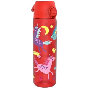 Ion8 Red Unicorns 500ml Water Bottle - Travel, Gym & School Ion8 Red Unicorns 500ml Water Bottle - Travel, Gym & School