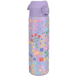 Ion8 Vacuum Insulated Steel Water Bottle, 500 ml/17 oz, Leak Proof, Easy to Open, Secure Lock, Dishwasher Safe, Fits Cup Holders, Carry Handle, Scratch Resistant, Metal Water Bottle, Ditsy Floral Ion8 Vacuum Insulated Steel Water Bottle, 500 ml/17 oz, Leak Proof, Easy to Open, Secure Lock, Dishwasher Safe, Fits Cup Holders, Carry Handle, Scratch Resistant, Metal Water Bottle, Ditsy Floral