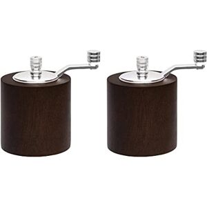 Olympia Dark Wood Salt and Pepper Mill Grinder Set Kitchen Spice Shaker Olympia Dark Wood Salt and Pepper Mill Grinder Set Kitchen Spice Shaker