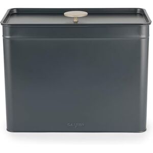Salter Marino Large Bread Bin – Bread Storage, Bagels and Pastries, Powder-Coated Finish, For Kitchen Countertop, Long Lasting Freshness, Storage Box, 33 x 18 x 23 cm, Carbon Steel Salter Marino Large Bread Bin – Bread Storage, Bagels and Pastries, Powder-Coated Finish, For Kitchen Countertop, Long Lasting Freshness, Storage Box, 33 x 18 x 23 cm, Carbon Steel