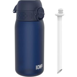 Ion8 Kids Water Bottle 350ml/12oz Leak-proof & BPA Free Drinking Bottle with Straw, Triple Lock Lid to Prevent Spills & Integrated Handle, Ideal for Little Hands & Lunch Boxes,Recyclon Navy with Straw Ion8 Kids Water Bottle 350ml/12oz Leak-proof & BPA Free Drinking Bottle with Straw, Triple Lock Lid to Prevent Spills & Integrated Handle, Ideal for Little Hands & Lunch Boxes,Recyclon Navy with Straw