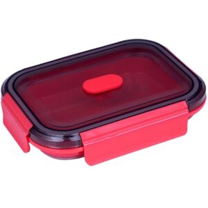 Lurch Food Storage Box Silicone Foldable Up & Down 800 ml Frozen Pink Lurch Food Storage Box Silicone Foldable Up & Down 800 ml Frozen Pink