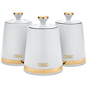 Tower Cavaletto Canisters Set Champagne Gold - Canisters Set Tower Cavaletto Canisters Set Champagne Gold - Canisters Set