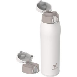 AORIN 18/8 Stainless Steel Water Bottle with 2 Lids, 950ml, Vacuum Insulated Metal Bottle, Leakproof Drinks Bottle, BPA Free, Hot & Cold Compatible, Portable Flask for Gym, Sport, Daily AORIN 18/8 Stainless Steel Water Bottle with 2 Lids, 950ml, Vacuum Insulated Metal Bottle, Leakproof Drinks Bottle, BPA Free, Hot & Cold Compatible, Portable Flask for Gym, Sport, Daily